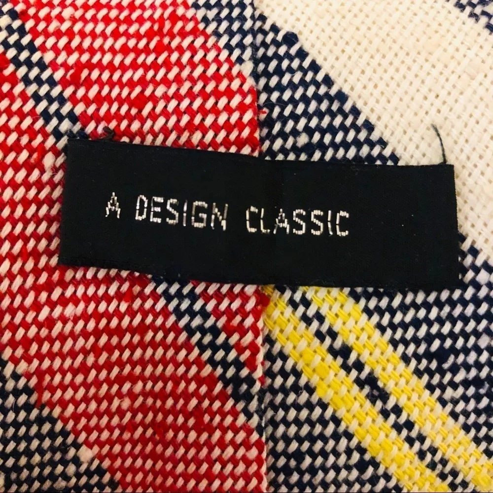 Men’s Red and Blue Silk Touch Micro Fibre Tie